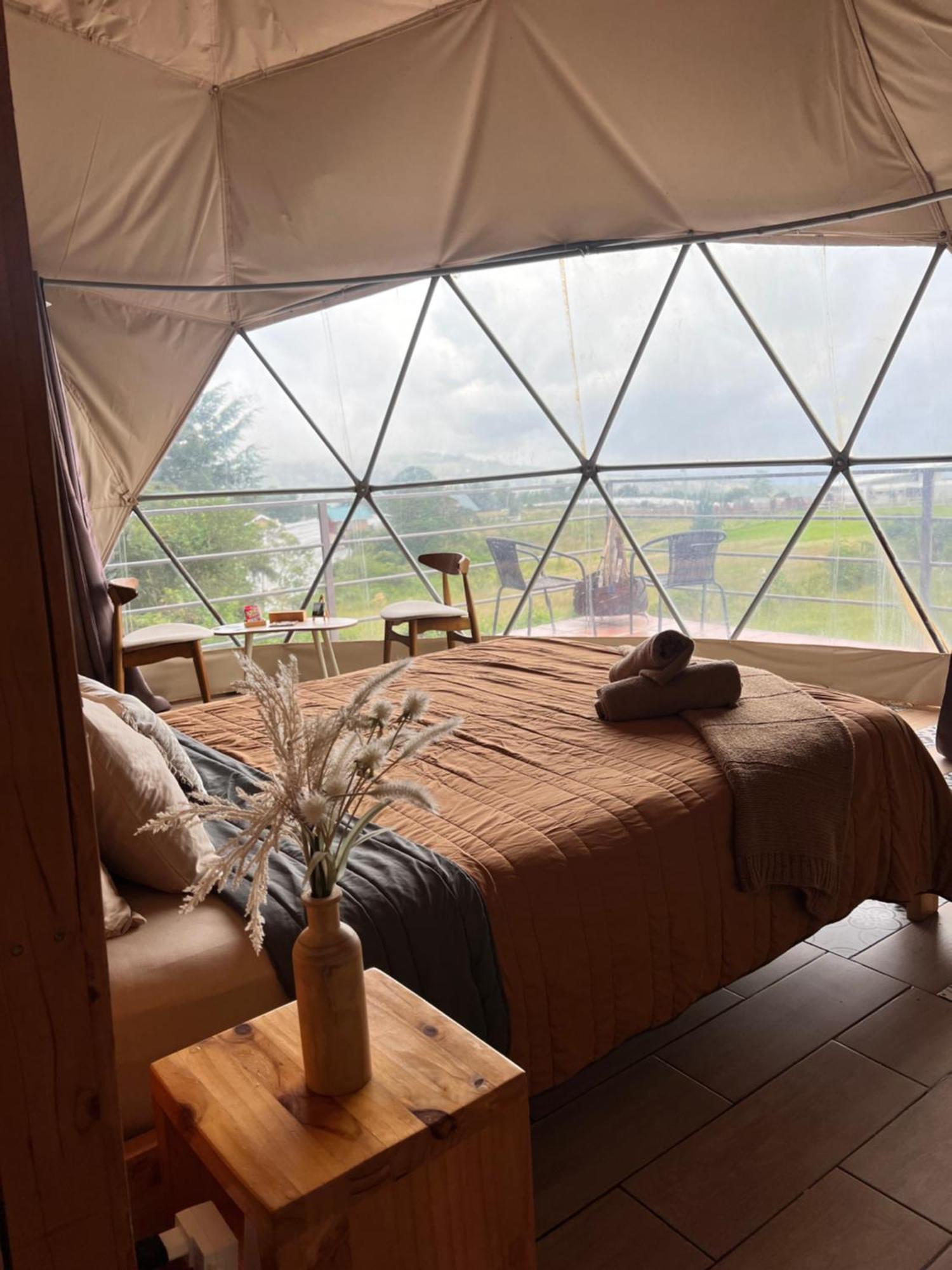 Green Noise Glamping Fraijanes Bagian luar foto