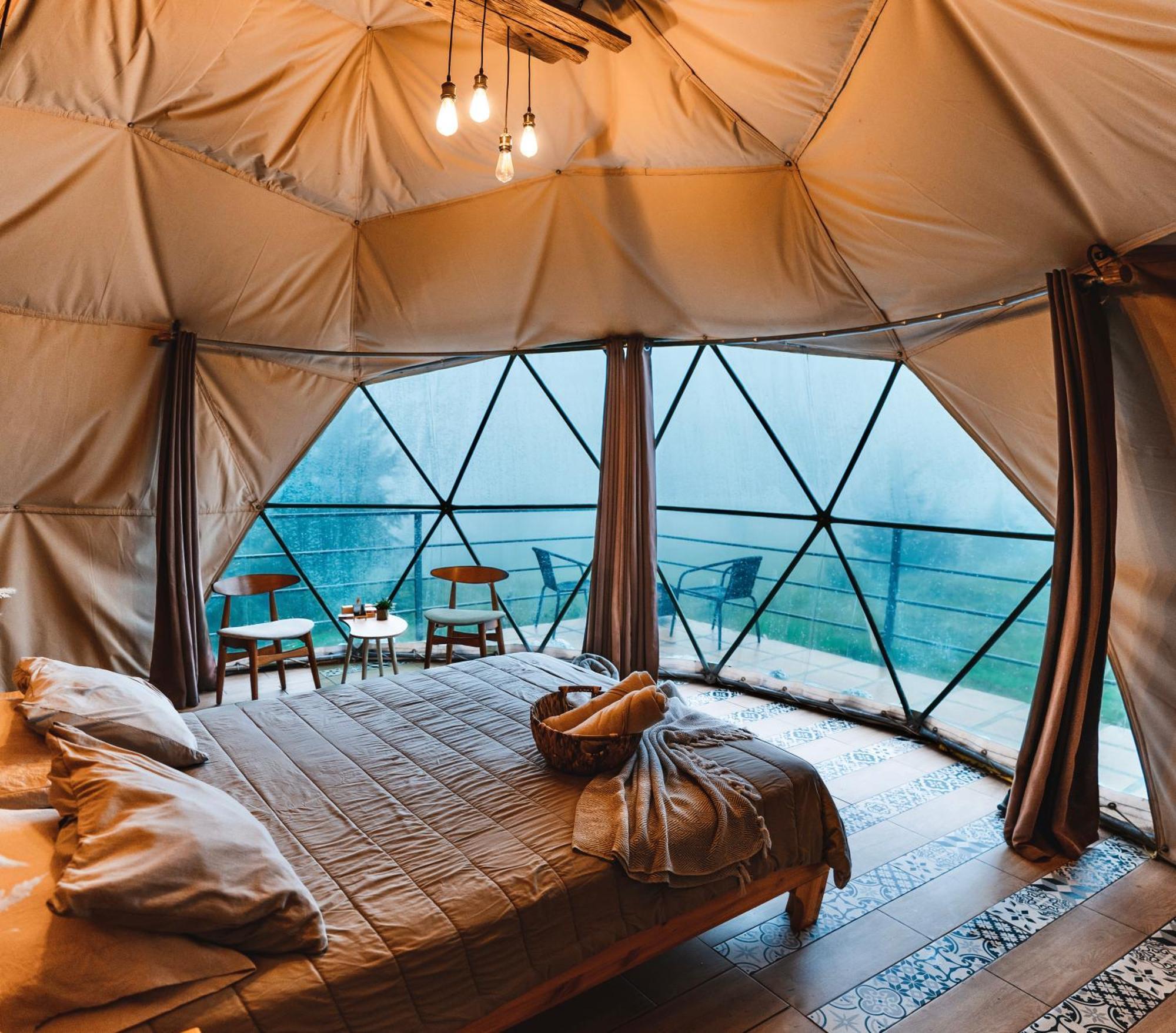 Green Noise Glamping Fraijanes Bagian luar foto