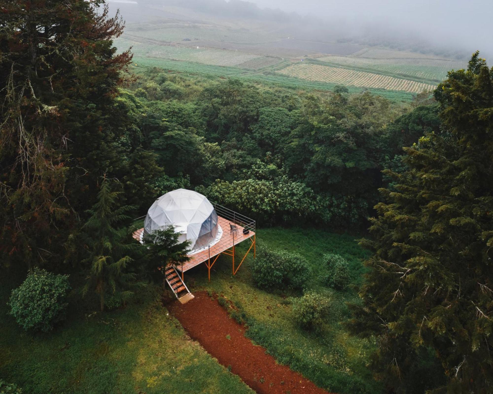 Green Noise Glamping Fraijanes Bagian luar foto